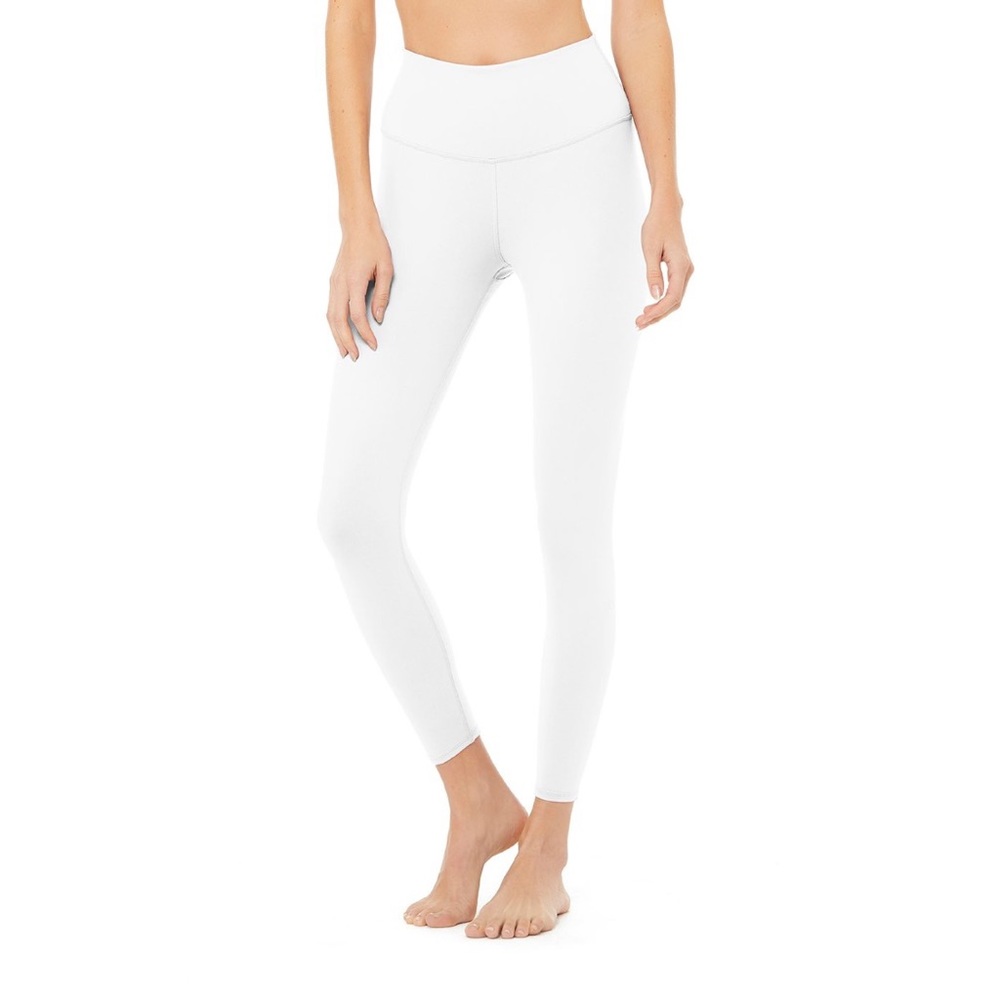 White Highwaisted Alo Leggings